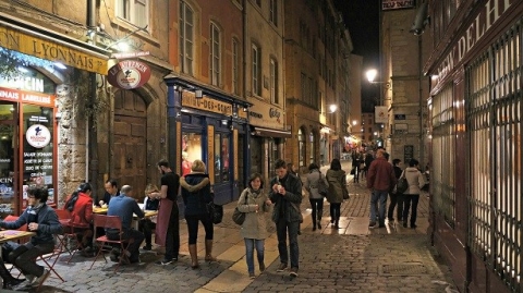 La rue Saint Jean à Lyon